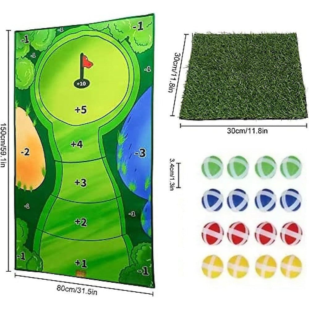 Casual Indoor Golf Putting Practice Set Golf Party Game Mats