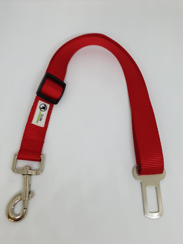 Seat Belt Safety Travel Attachment Connector Red