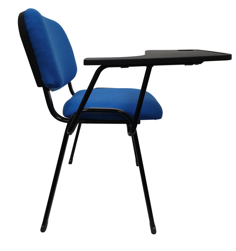 NNECN Lecture Chair with Table Top for Classroom Lecture Training Conference (Set of 6-Blue)