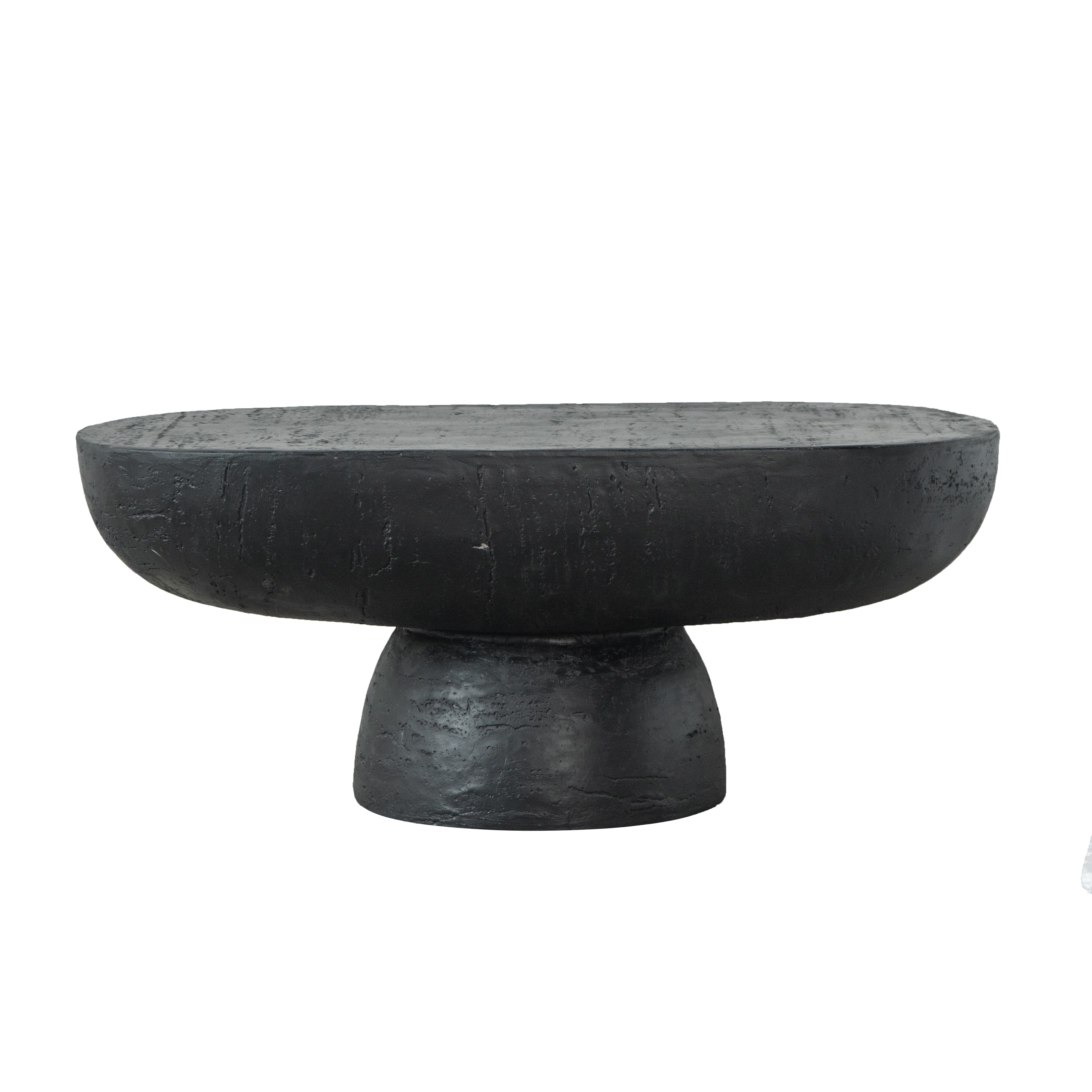 BLACK IS BACK CEMENT COFFEE TABLE