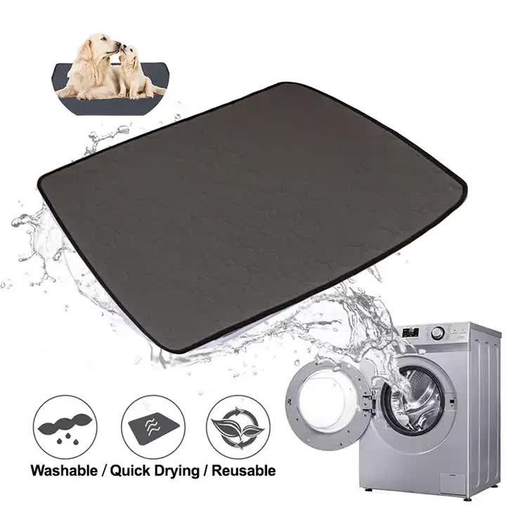 2 PCS Washable Waterproof Pet Pad -Non-Slip, Absorbent, Reusable Mat for Dogs and Cats  S(60*45CM)