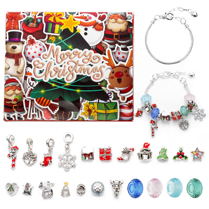 Christmas Charm Bracelet Advent Calendar - 24 Days of Jewelry Fun with Holiday Charms