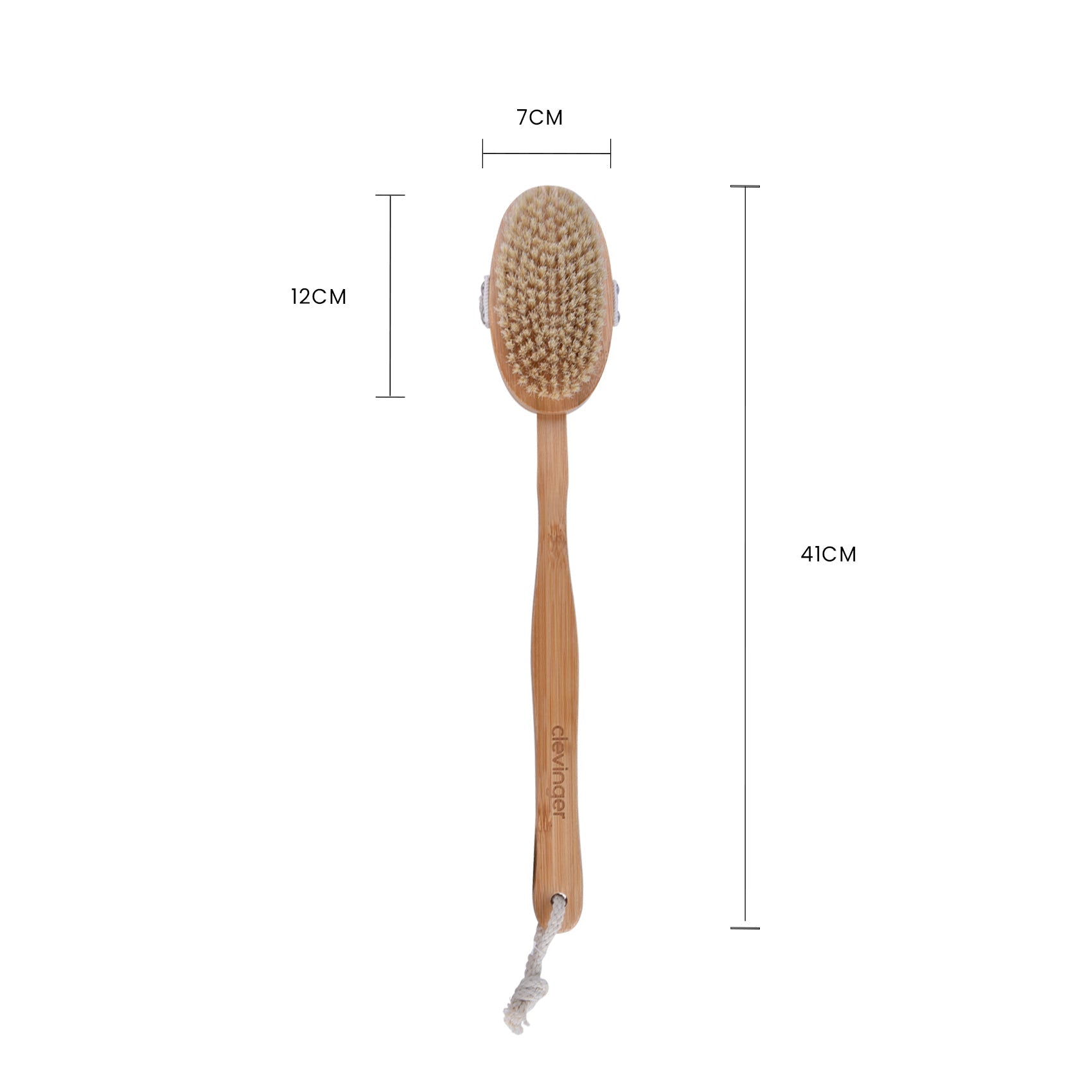 Bamboo Bath Shower Long Handle Body Brush