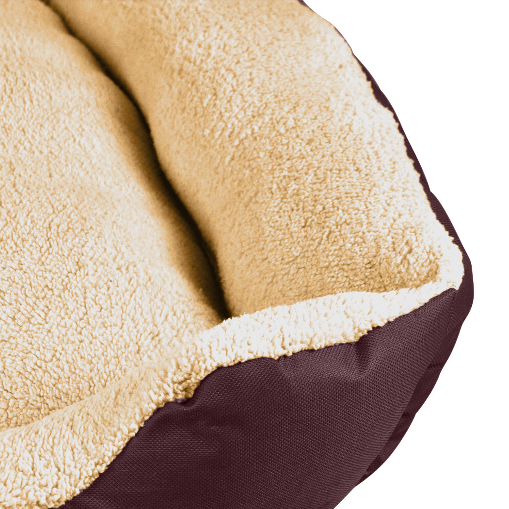 PaWz Pet Bed Mattress Dog Cat Pad Mat Cushion Soft Winter Warm 2X Large Brown