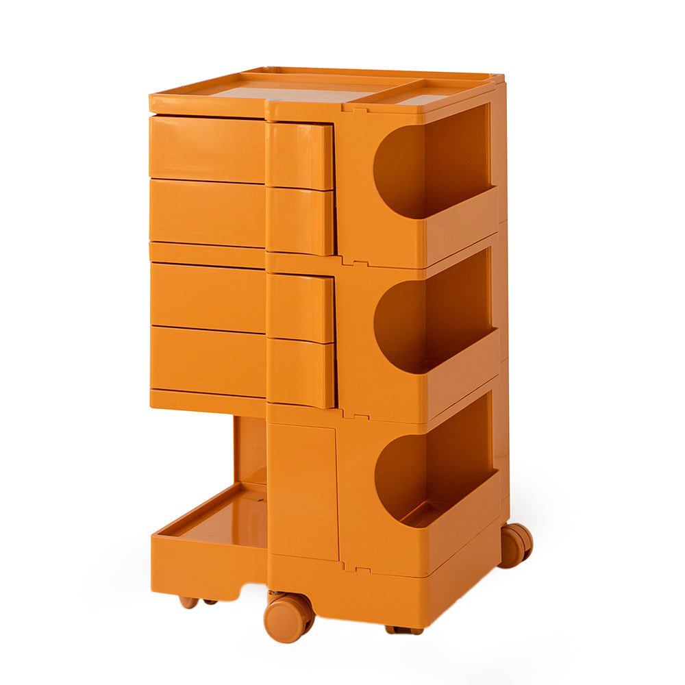 ArtissIn Storage Trolley Bedide Table 5 Tier Cart Boby Replica Orange