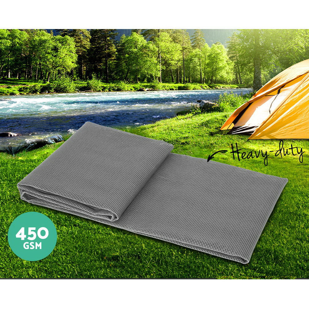 Weisshorn 4M X 2.5M Annex Matting Floor Mats Mesh Caravan Camping Annexe