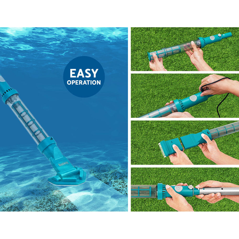 Bestway Pool Cleaner Vacuum Cordless Swimming Pools Cleaning Kit AquaSurge