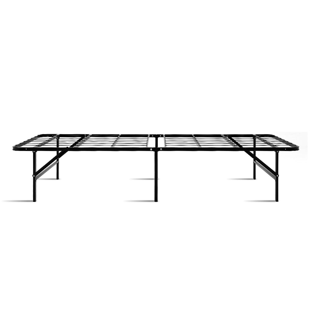 Artiss Folding Bed Frame Metal Base - Single