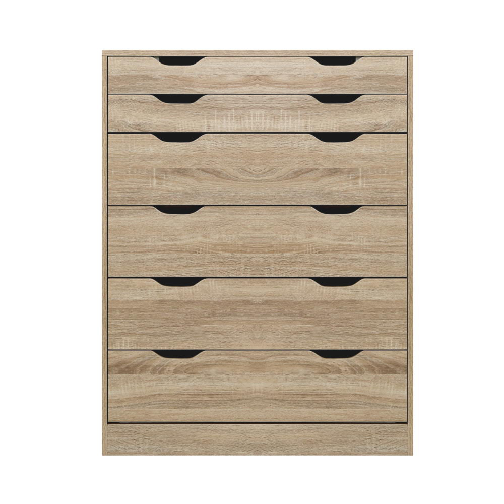 Artiss 6 Chest of Drawers - MYLA Oak