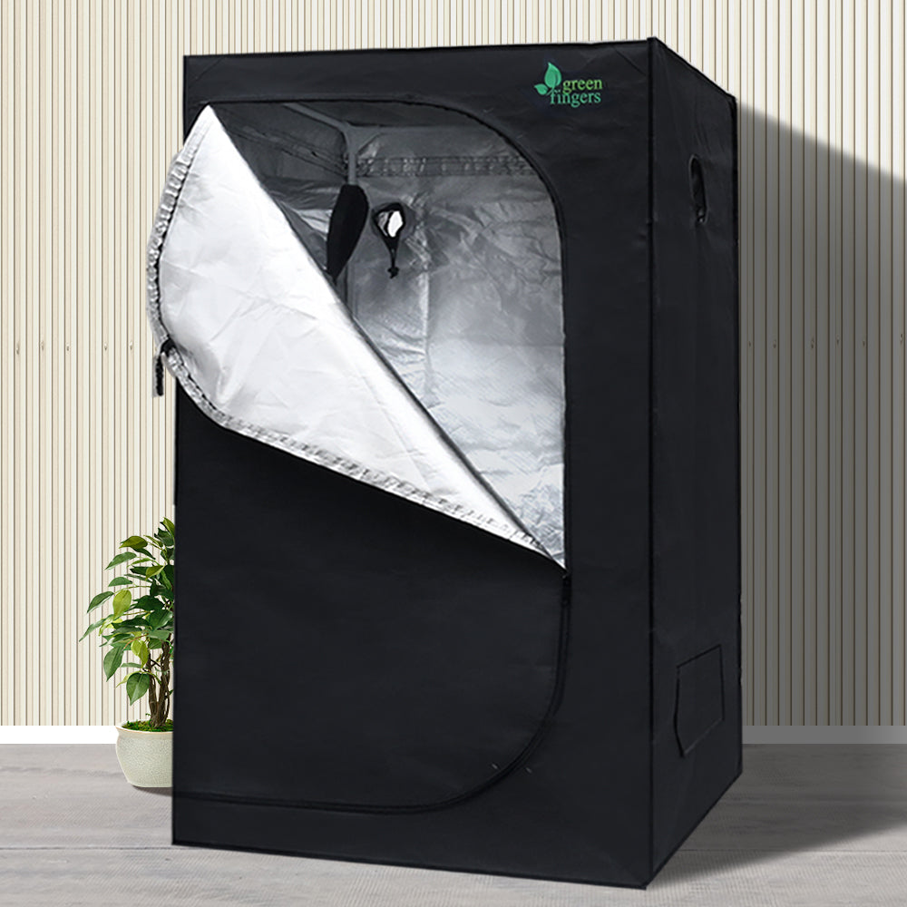 Greenfingers Grow Tent 120x120x200CM Hydroponics Kit Indoor Grow System Black