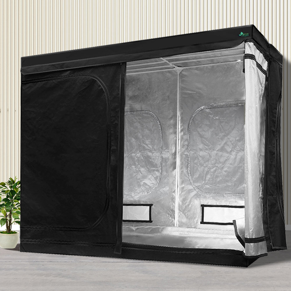 Greenfingers Grow Tent 240x120x200CM Hydroponics Kit Indoor Plant Room Black