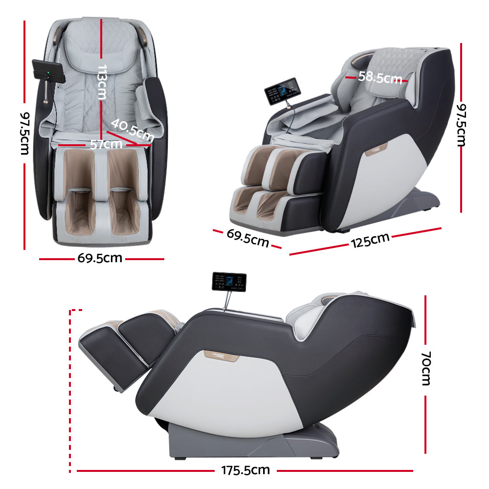 Livemor Massage Chair Electric Chairs Recliner Shiatsu Gravity Heating Massager