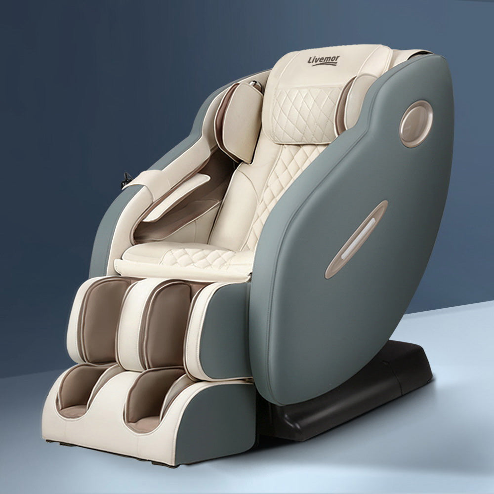 Livemor Massage Chair Electric Recliner Shiatsu Zero Gravity Head Massager