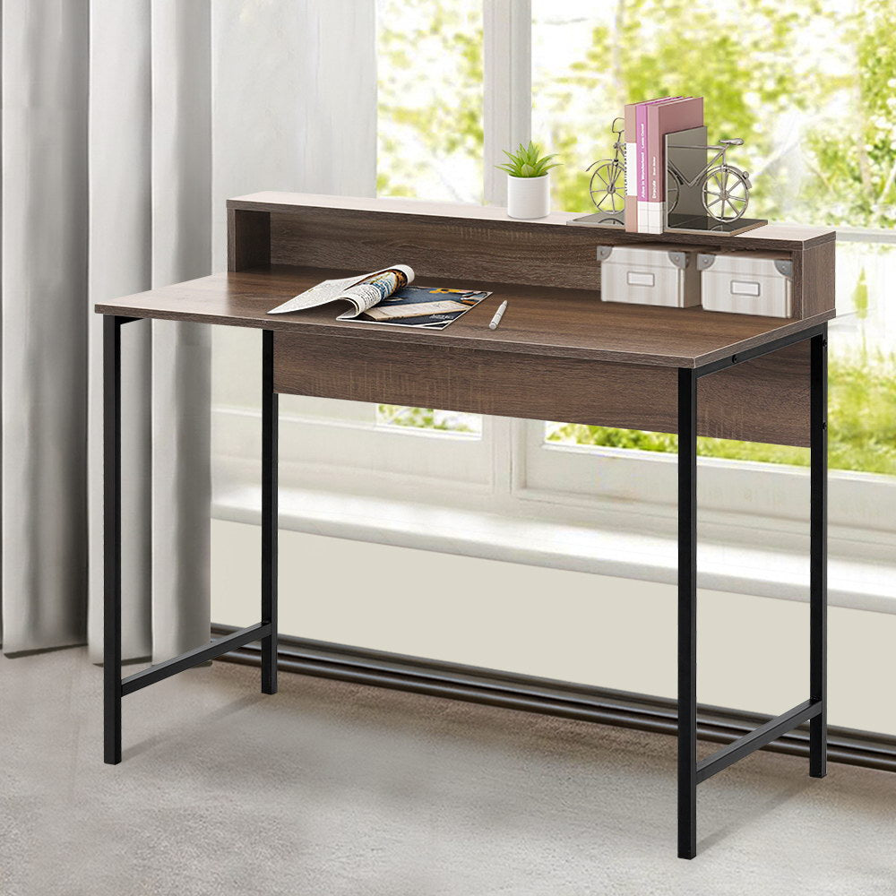 Artiss Computer Desk Shelf Oak 100CM