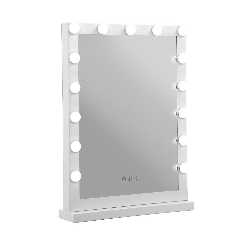 Embellir Hollywood Makeup Mirror With Light 15 LED Bulbs Vanity Lighted Stand