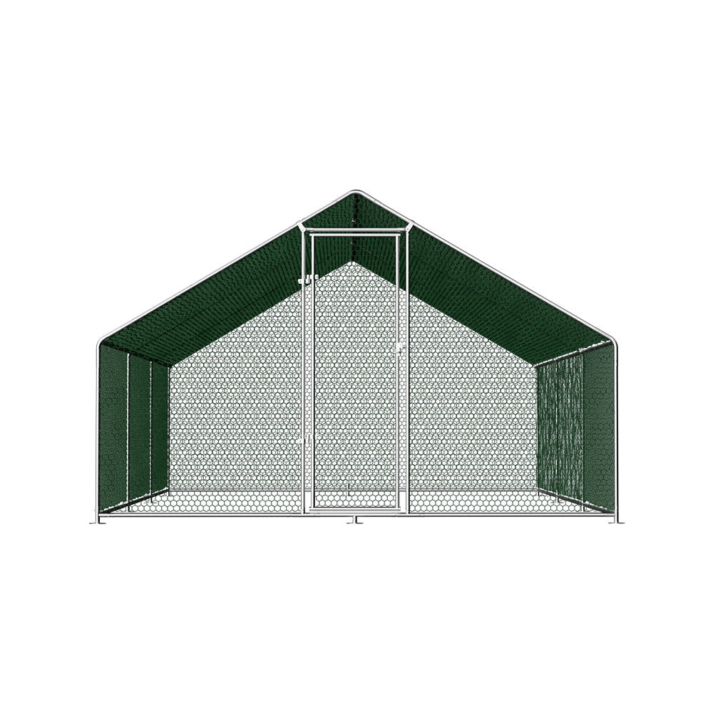 i.Pet Chicken Coop Cage 3x6x2m Galvanised Steel