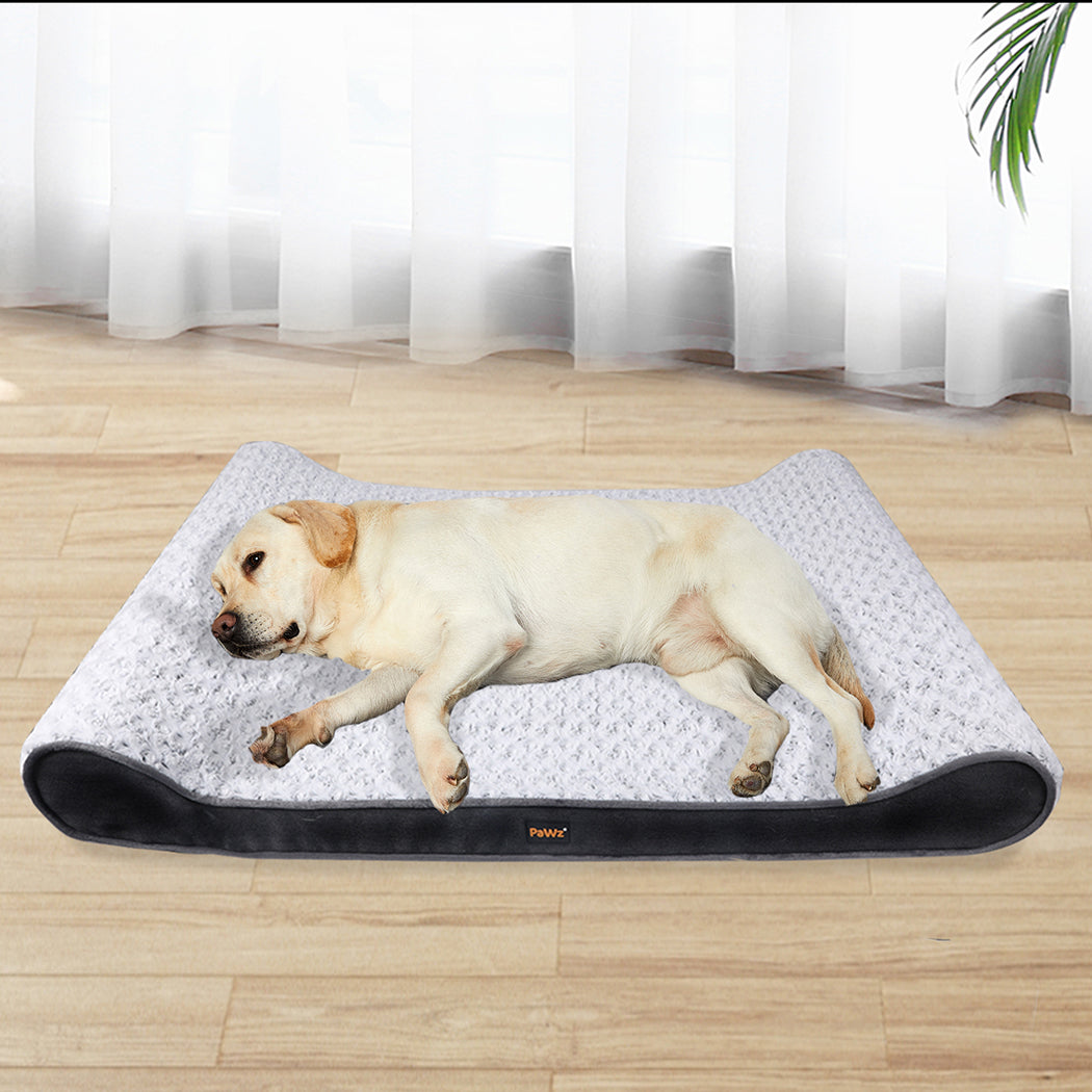 PaWz Orthopedic Dog Bed With Memory Foram Warm Mattress Plush Large