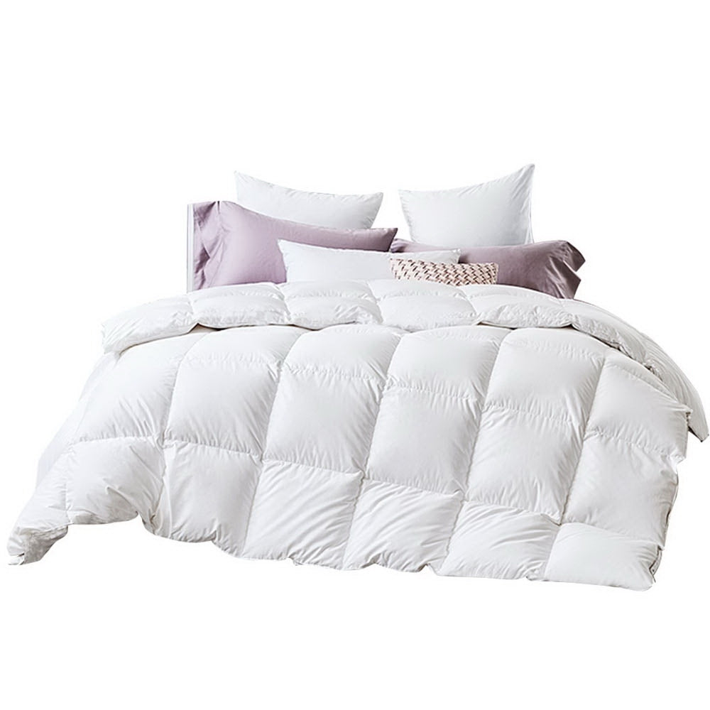 Giselle Bedding Duck Down Feather Quilt 500GSM King Size