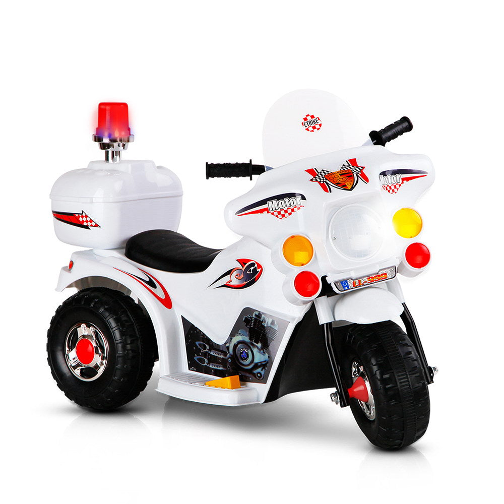 Rigo Kids Ride On Motorbike Motorcycle Car Toys White