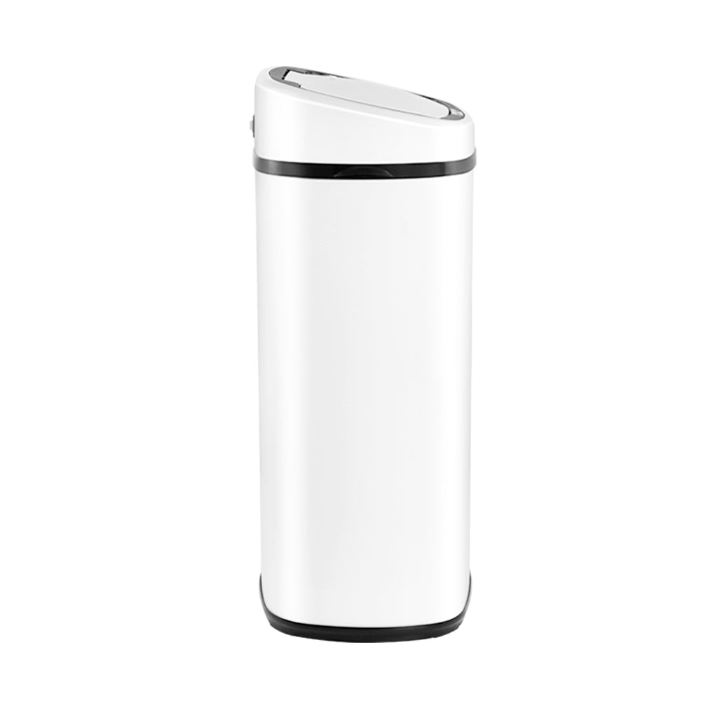 Devanti 58L Motion Sensor Bin Rubbish Automatic White