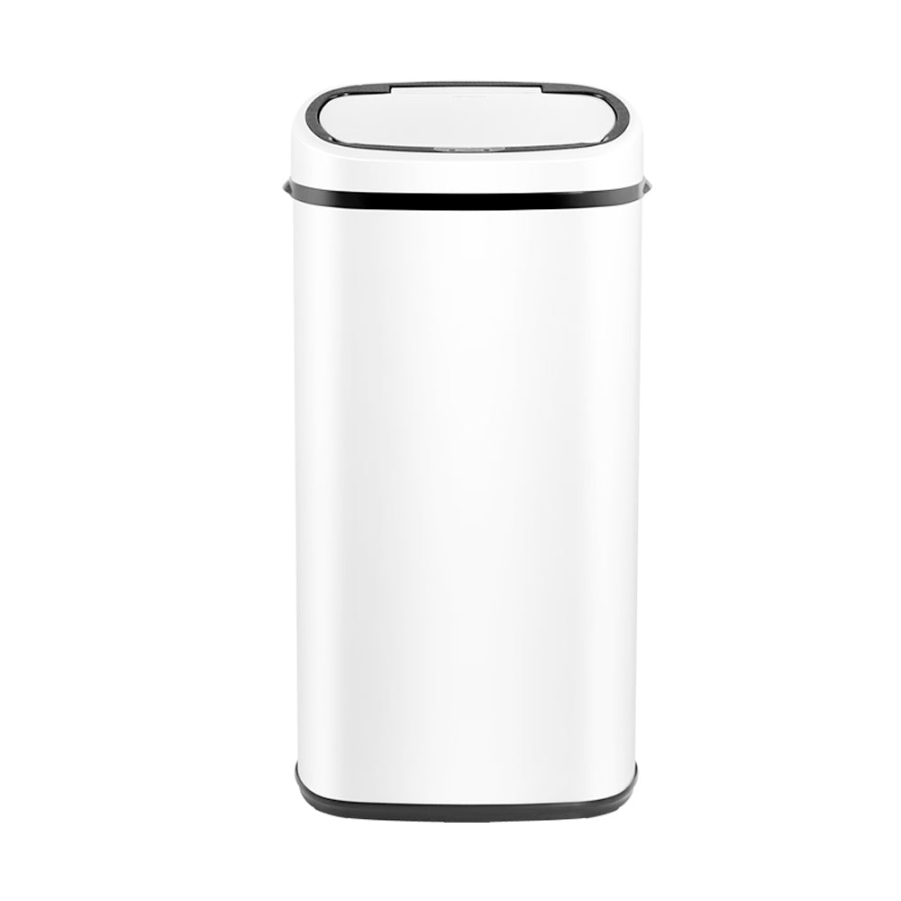 Devanti 68L Motion Sensor Bin Rubbish Automatic White