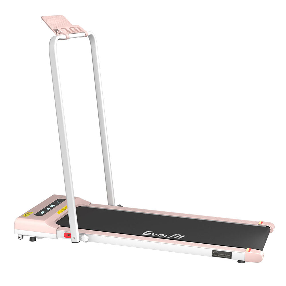 Everfit Treadmill Electric Walking Pad Home Gym Office Fitness 380mm Pink