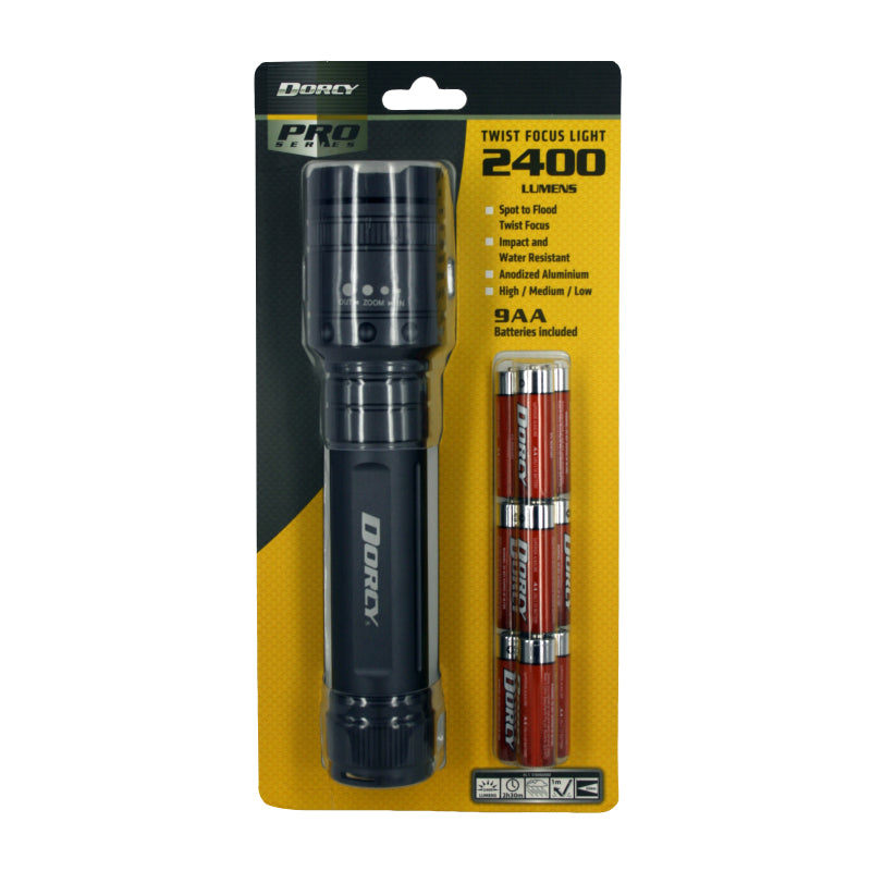 DORCY 2400 Lumen Twist Torch