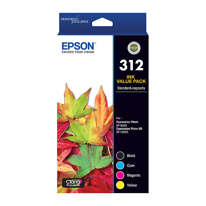 EPSON 312 CMYK Colour Pack