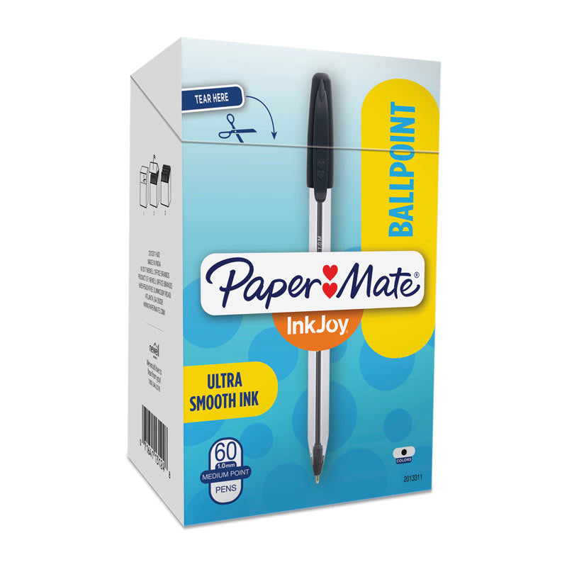 PAPER MATE InkJoy 50ST Ball Pen Black Box of 60