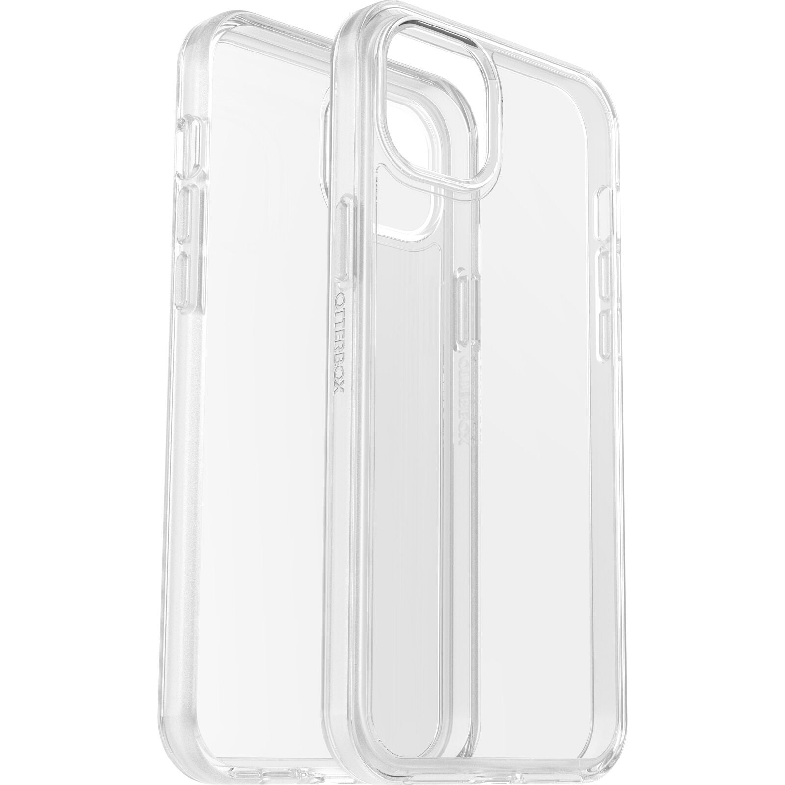 OTTERBOX Apple iPhone 14 Plus Symmetry Series Clear Antimicrobial Case - Clear (77-88581), 3X Military Standard Drop Protection, Slim design