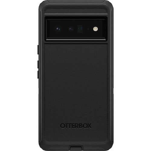 OTTERBOX Google Pixel 6 Pro Defender Series Case - Black (77-84055), Multi-Layer defense, 4x Military standard, Holster Kickstand, Port protection