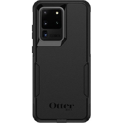OTTERBOX Samsung Galaxy S20 Ultra 5G Commuter Series Case - Black (77-64215), Dual-Layer, Port & 3X Military standard drop protection, Secure grip