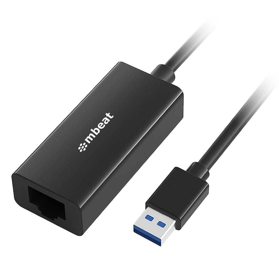 MBEAT mbeat USB 3.0 Gigabit Etherent Adapter - Black