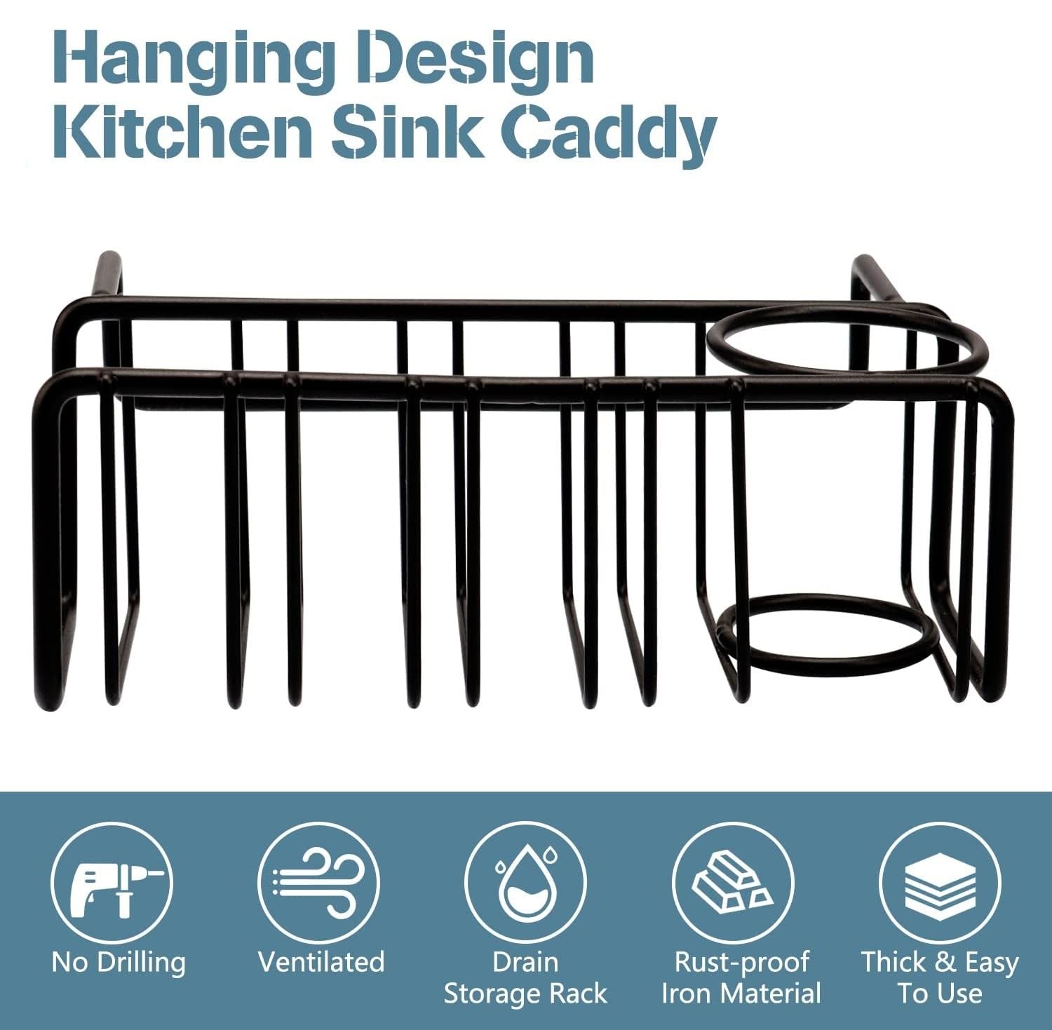 Kitchen Sink Storage Organizer Basket