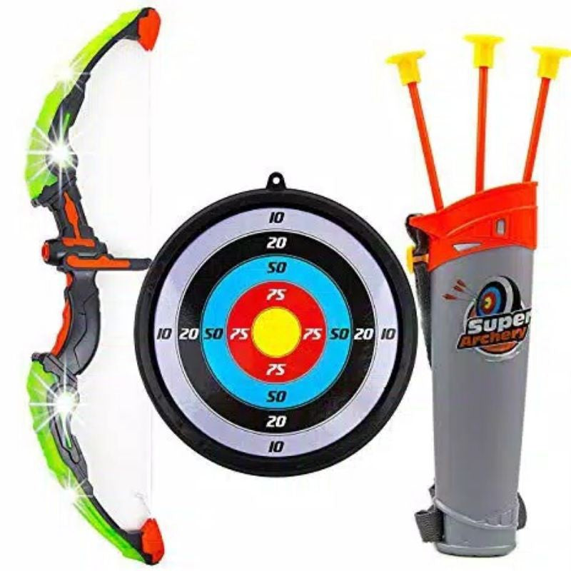 Latest Kingsport Light-up Kids Archery Set Suction Arrows Target