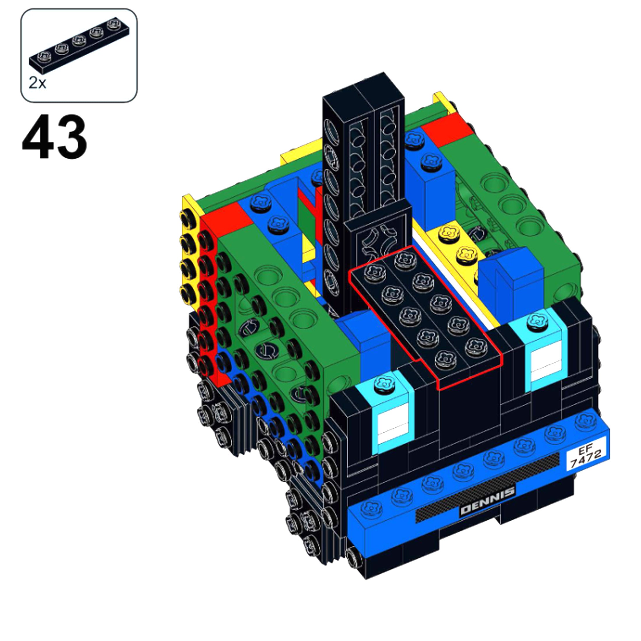 Kalos Hong Kong Machines Robot Bus Dennis Building Block Set 786pcs 14+