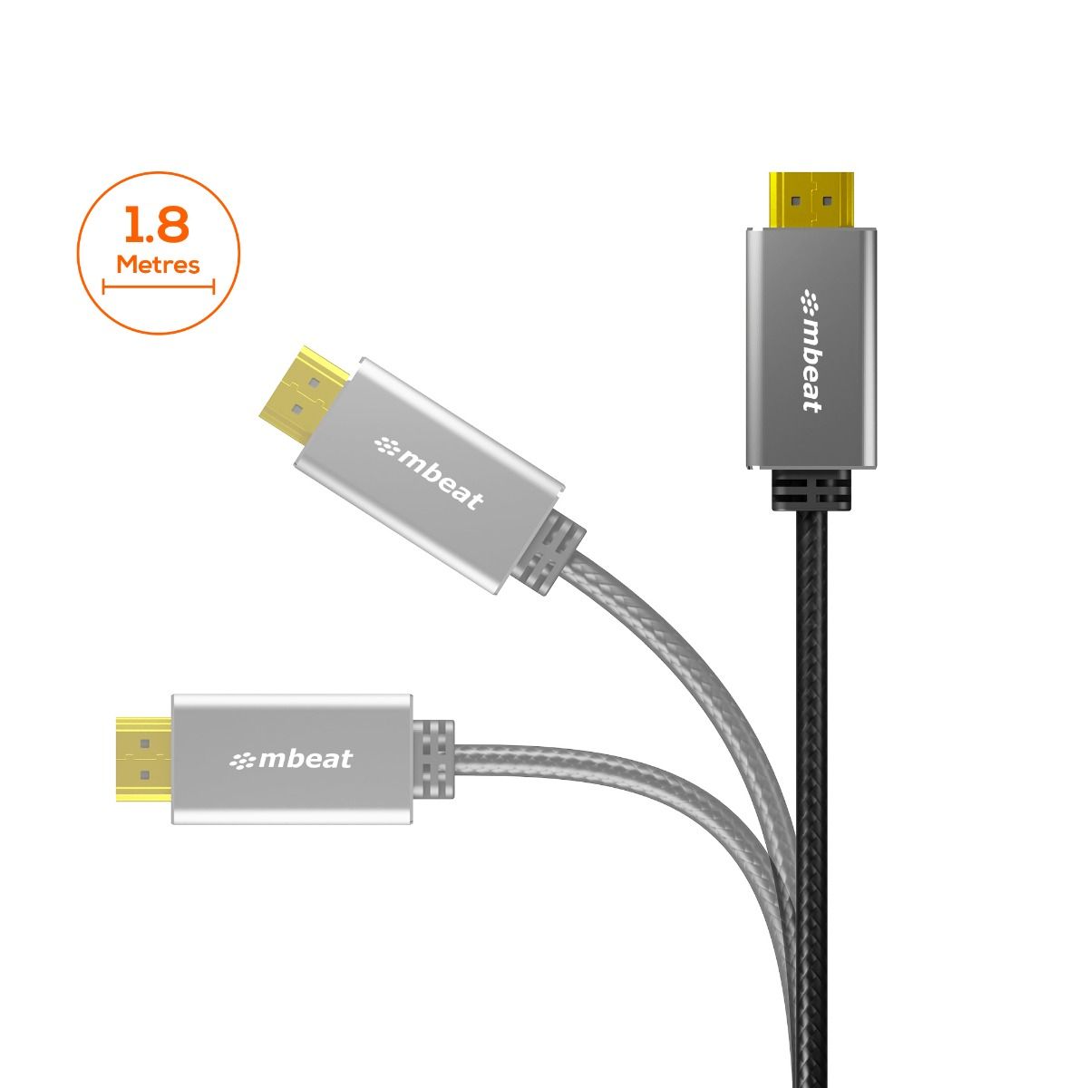 mbeat Tough Link 1.8m HDMI to DVI Cable