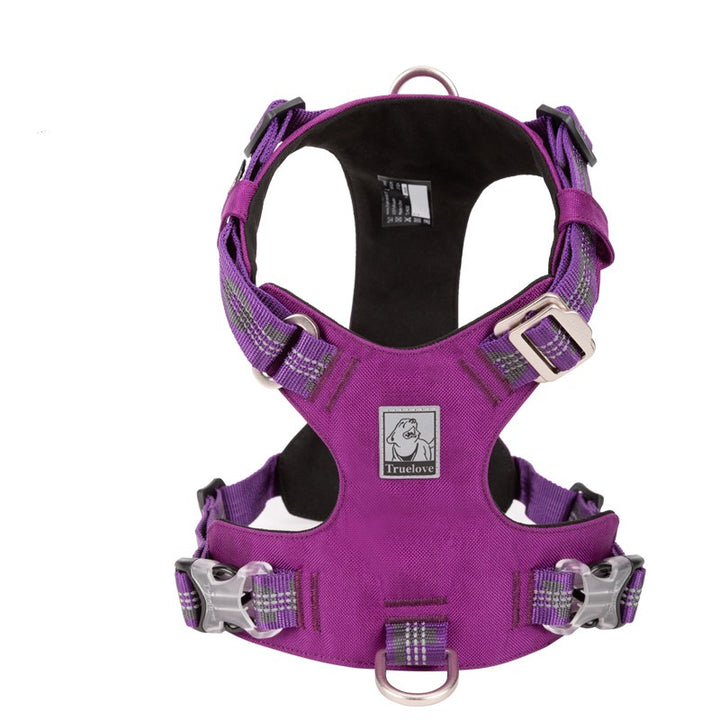 Lightweight 3M reflective Harness Purple 2XS