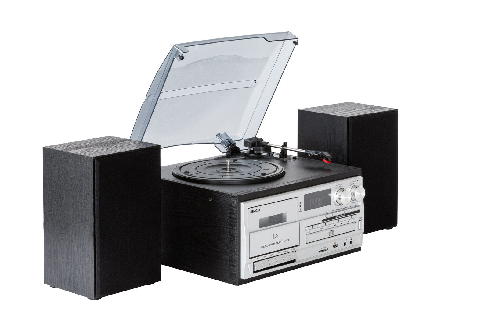 Audio Home Entertainment System (Black) CDs, Vinyl, Bluetooth & More