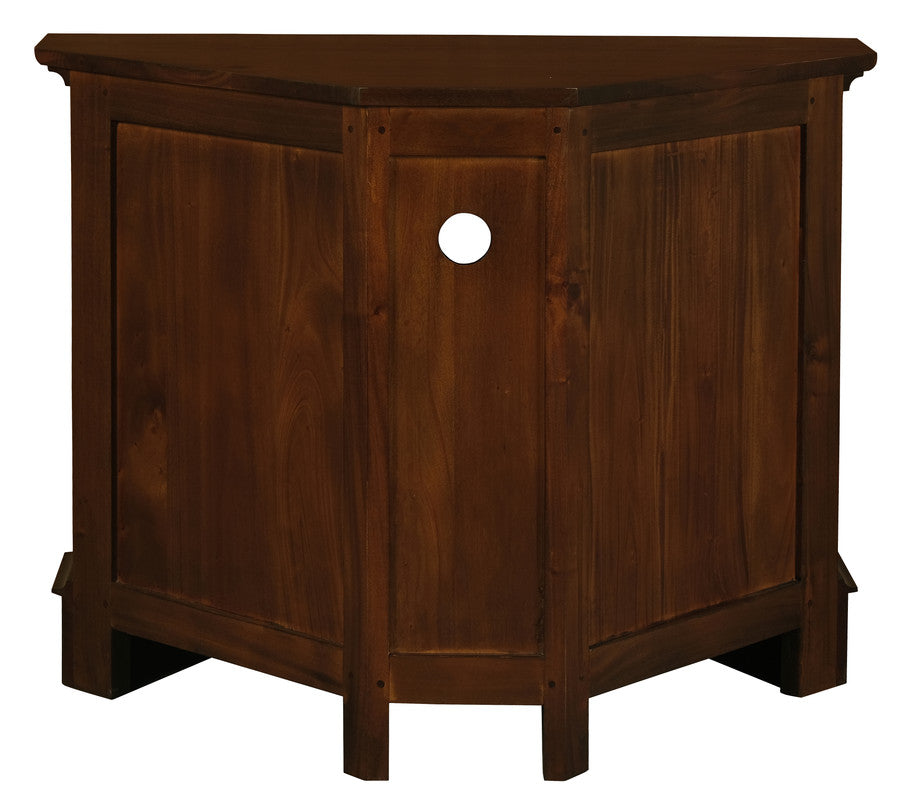 Tasmania 2 Door Corner TV Stand (Mahogany)