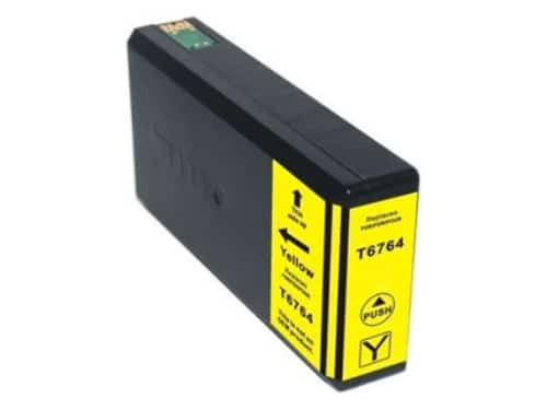 Compatible Premium Ink Cartridges T6764 Standard Yellow   Inkjet Cartridge - for use in Epson Printers