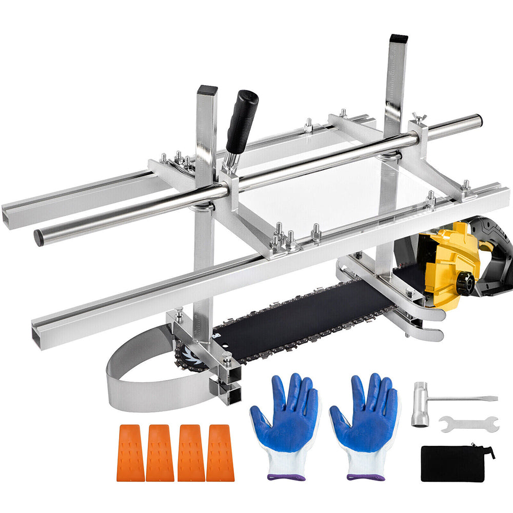 Chainsaw Mill For Saws 14"-36" Bar Furniture Making Wood Cutting Aluminum Steel