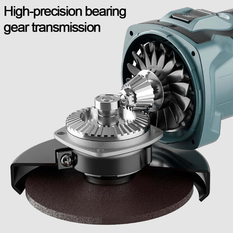 125mm Brushless Angle Grinder Cutting Machine Polisher For Makita 18V Battery