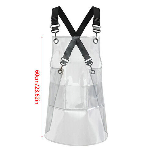 Fashion Clear Apron Oil Resistant Waterproof Home Apron TPU Household Supplies