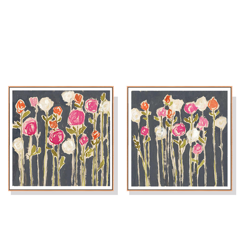 70cmx70cm Laurels Lollies 2 Sets Wood Frame Canvas Wall Art