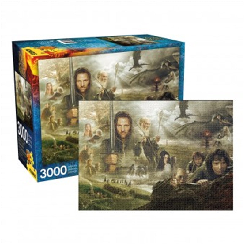 Lord Of The Rings Saga - 3000 Piece Puzzle