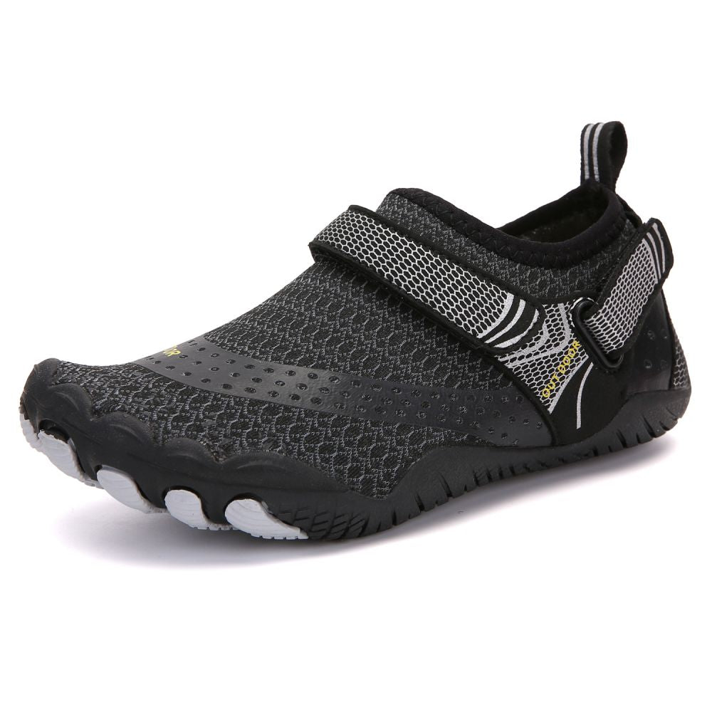 Kids Water Shoes Barefoot Quick Dry Aqua Sports Shoes Boys Girls - Black Size Bigkid US4 = EU36