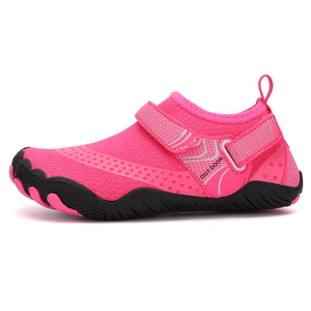 Kids Water Shoes Barefoot Quick Dry Aqua Sports Shoes Boys Girls - Pink Size Bigkid US2=EU32