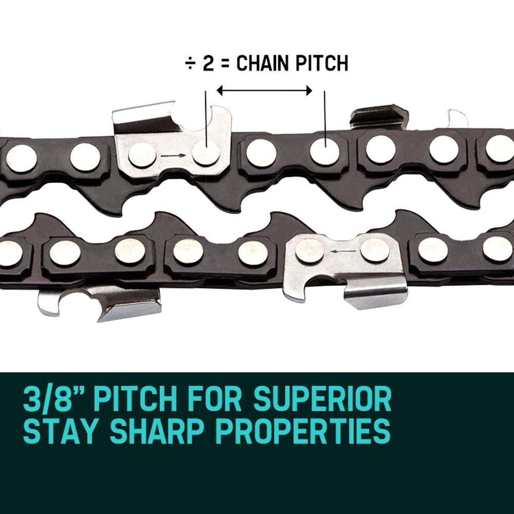 2 X 16 Baumr-AG Chainsaw Chain 16in Bar Replacement Suits SX38 38CC Saws