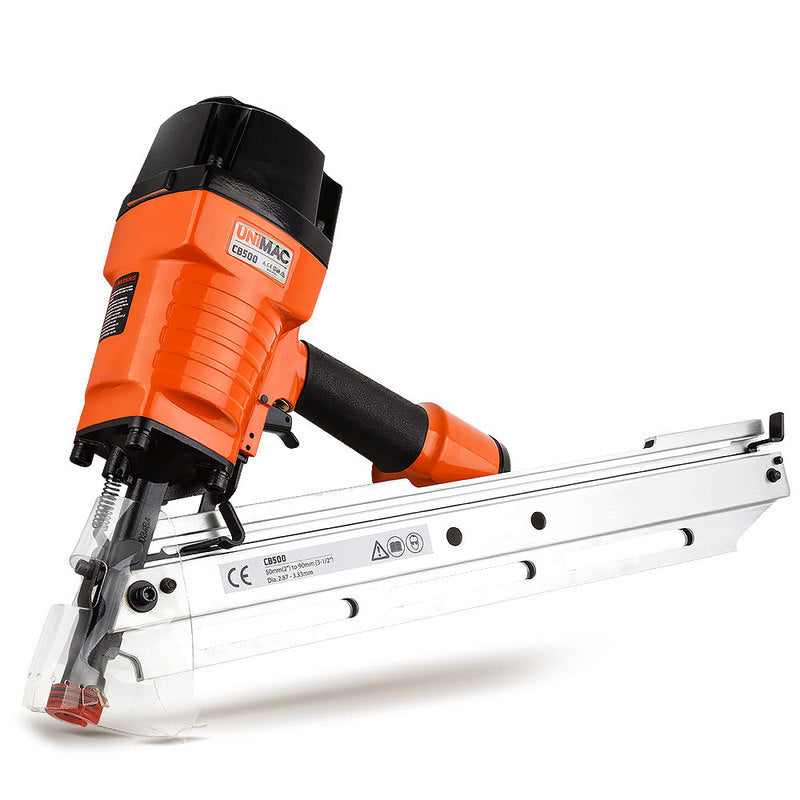 UNIMAC Construction Framing Nail Gun - Heavy Duty Air Nailer Pneumatic